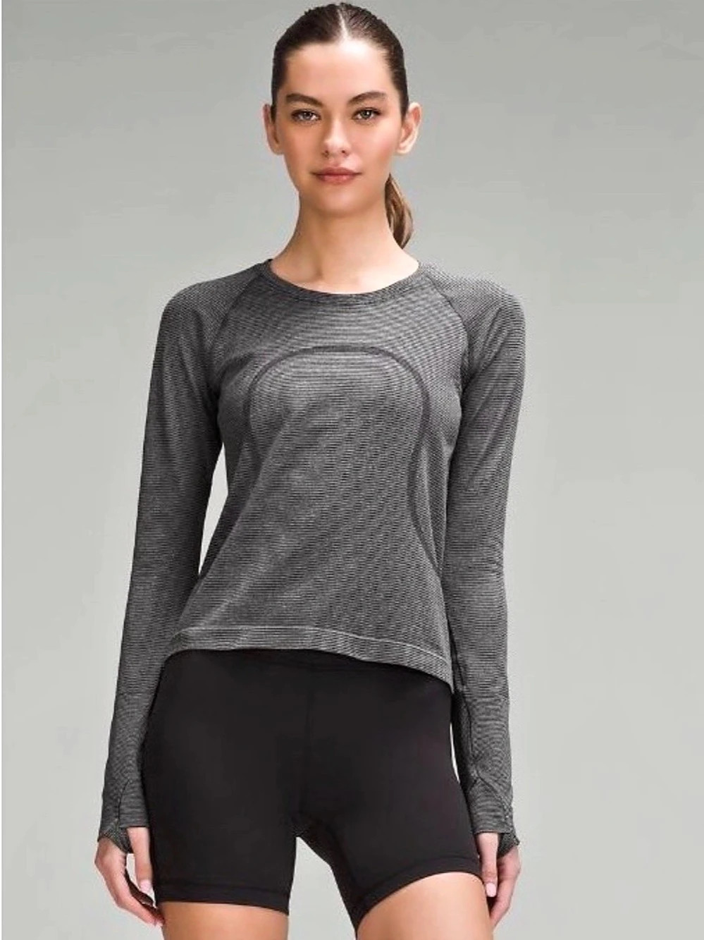Lululemon Swiftly Tech Long-Sleeve Shirt 2.0 *Stripe Striped Long Sleeve